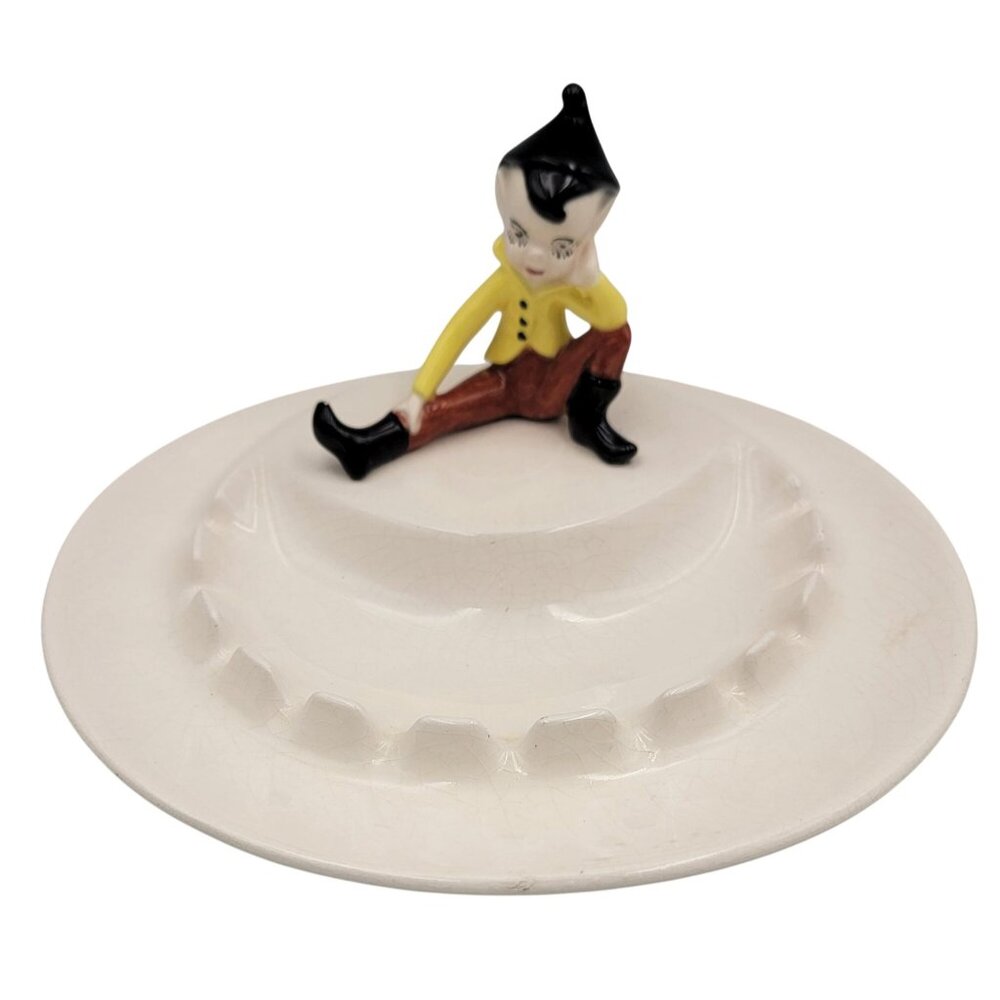Vintage Ceramic California Ashtray With Whimsical Character